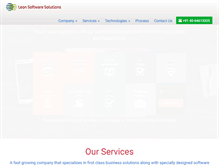 Tablet Screenshot of leonsoftwaresolutions.com